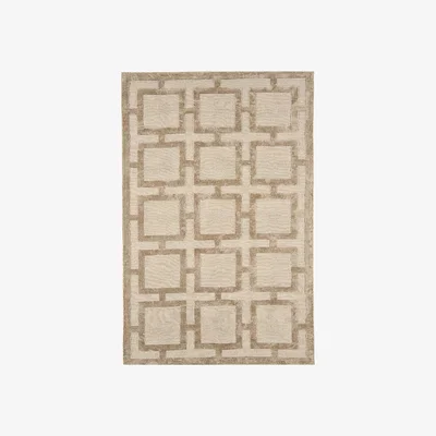 Barker and Stonehouse Eaton Gold 170x240cm Rug, Square | W170cm | Barker & Stonehouse