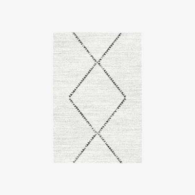 Barker and Stonehouse Mari Single Diamond Rug, Cream
