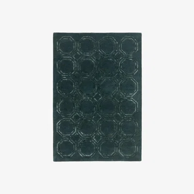 Barker and Stonehouse Octagon Rug, Petrol