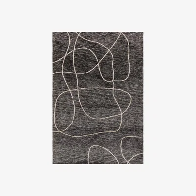 Barker and Stonehouse Monochrome Strand Rug, Grey | W160cm | Barker & Stonehouse