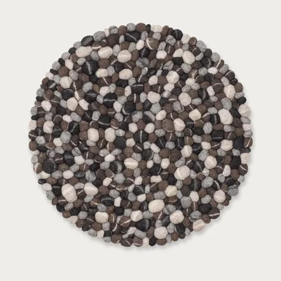 Bombinate.com Felt Ball Rug Hardy Round