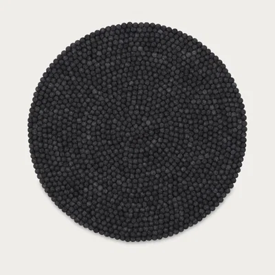 Bombinate.com Felt Ball Rug Hugo Round