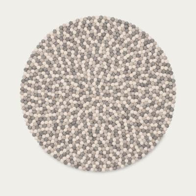 Bombinate.com Felt Ball Rug Hella Round