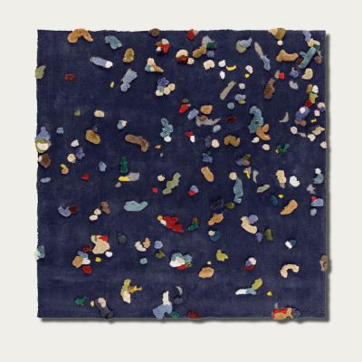 Bombinate.com Dark Blue Chaos Rug