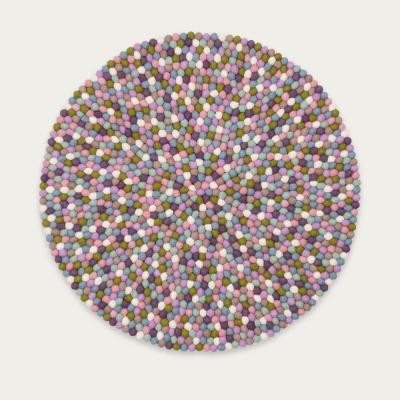 Bombinate.com Felt Ball Rug Greta Round