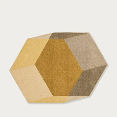 Bombinate.com Yellow Iso Hexagon Rug