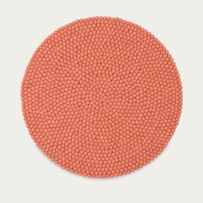 Bombinate.com Felt Ball Rug Lea Round
