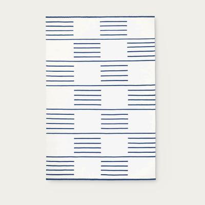 Bombinate.com Cream/Blue Classic Rug