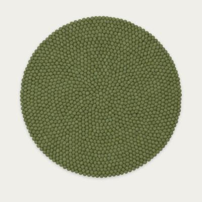 Bombinate.com Felt Ball Rug Kaspar Round