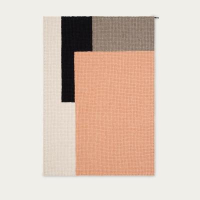 Bombinate.com Soft Orange Cube Felt Ball Rug