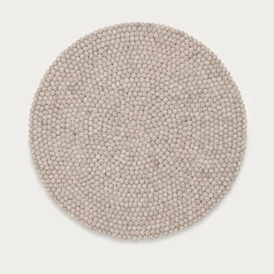 Bombinate.com Felt Ball Rug Béla Round