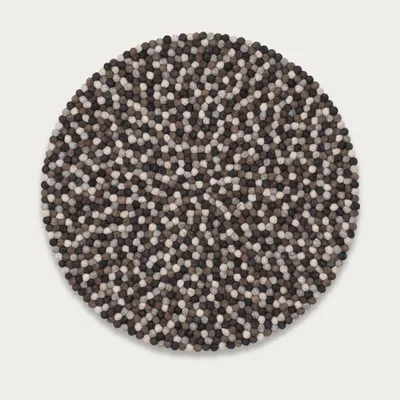 Bombinate.com Felt Ball Rug Néla Round