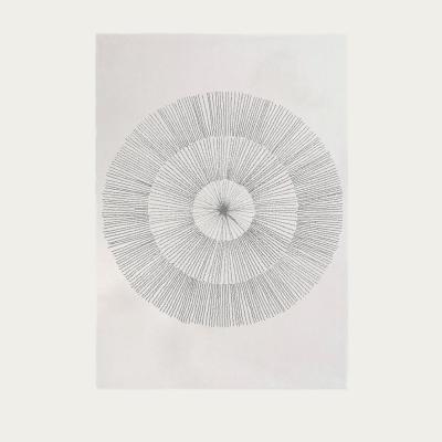 Bombinate.com Grey Dandelion Rug
