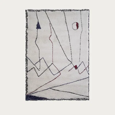 Bombinate.com Blue/Red Myrro Rug