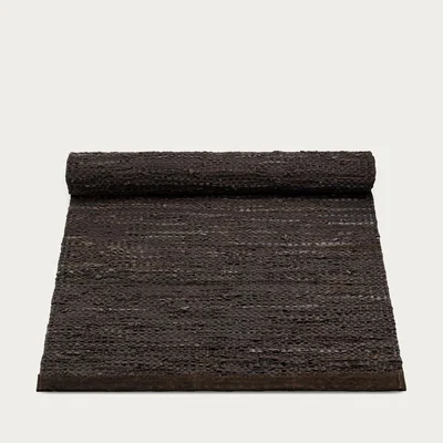 Bombinate.com Choco Leather Rug