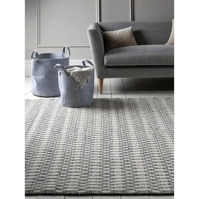 Cox and Cox Estelle Rug - Slate Blue