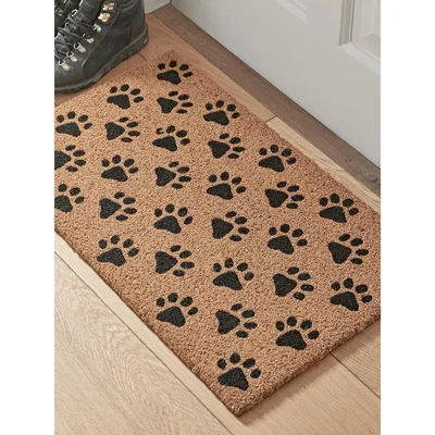 Cox and Cox NEW Paw Print Doormat