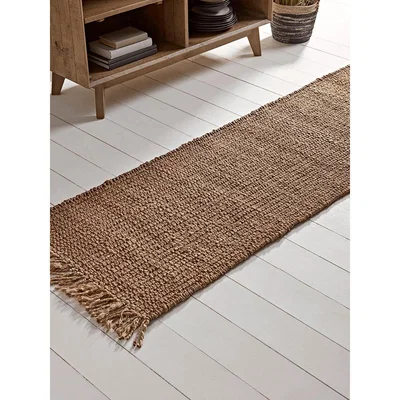 Cox and Cox NEW Jute Fringe Runner