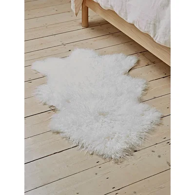 Cox and Cox Tibetan Sheepskin - Ivory
