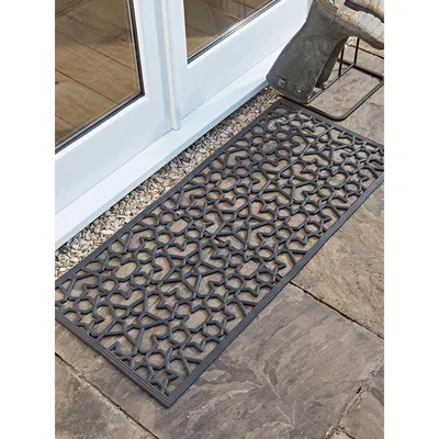 Cox and Cox NEW Star Rubber Doormat - Double