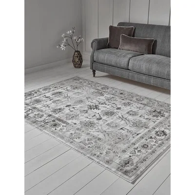 Cox and Cox Arvid Rug - Grey
