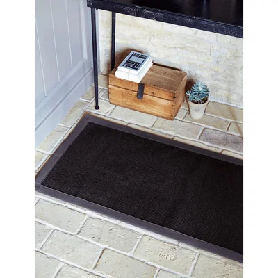 Cox and Cox Black Sisal Runner