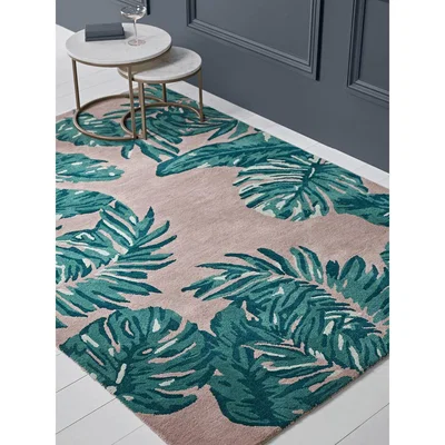 Cox and Cox Palm Print Rug