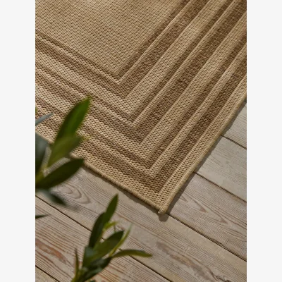 Cox and Cox Jute Border Indoor/Outdoor Rug - Small