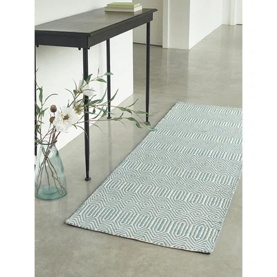 Cox and Cox Dana Runner - Eau De Nil