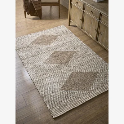 Cox and Cox Diamond Jute Rug