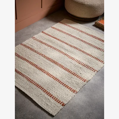 Cox and Cox Striped Jute Rug