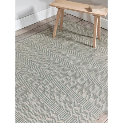 Cox and Cox Dana Rug - Eau De Nil