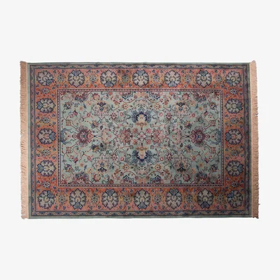 Cuckooland Dutchbone Bid Antique Style Persian Rug in Old Green - Large