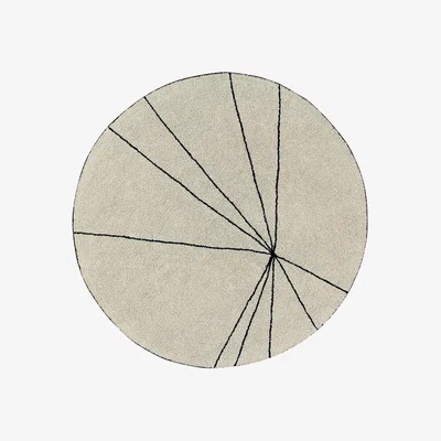 Cuckooland Lorena Canals Washable Trace Round Rug -