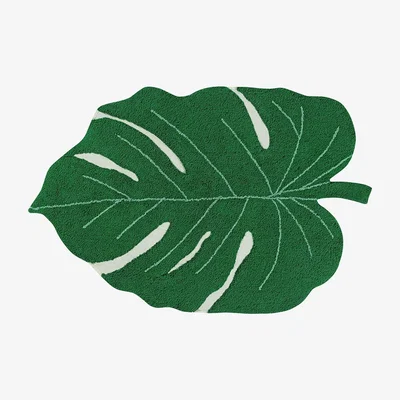 Cuckooland Lorena Canals Monstera Leaf Washable Rug