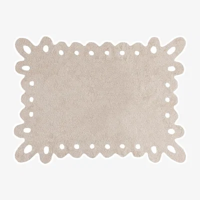 Cuckooland Lorena Canals Washable Baby Rug in Lace Design -