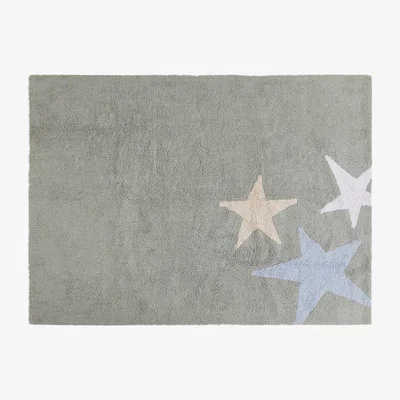 Cuckooland Lorena Canals Three Stars Kids Washable Rug -