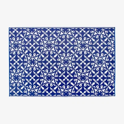 Cuckooland Fab Hab San Juan Outdoor Rug in Dark Blue - 120cm x 180cm