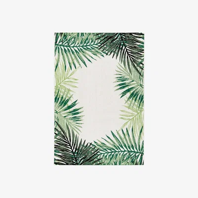 Cuckooland Maze Rattan Botany Palm Leaf Indoor Outdoor Rug - 200cm x 290cm