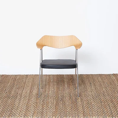 The Conran Shop Zig Zag Chunky Jute Rug Natural & Grey
