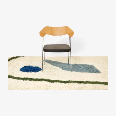 The Conran Shop Ikigai Rug in Blue & Green