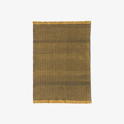 The Conran Shop Tres Texture Outdoor Rug in Mustard 300cm x 400cm