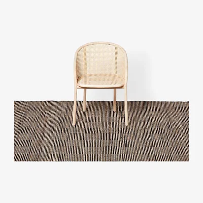 The Conran Shop Multi Grid Jute Rug Black & Natural 170cm x 240cm