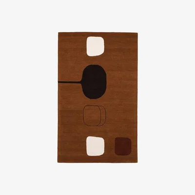 The Conran Shop Permutation Brown Rug