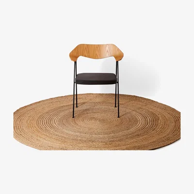 The Conran Shop Jute Braided Round Rug Small