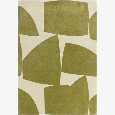 Cult Furniture Remington Hand Tufted Rug, Kite Sage Rug Size: 160 x 230cm Modern Designed Rugs, Colourful Contemporary Rug