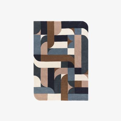 Cult Furniture Robyn Hand Tufted Rug, Teal Size: 160cm x 230cm Modern Designed Rugs, Colourful Contemporary Rug