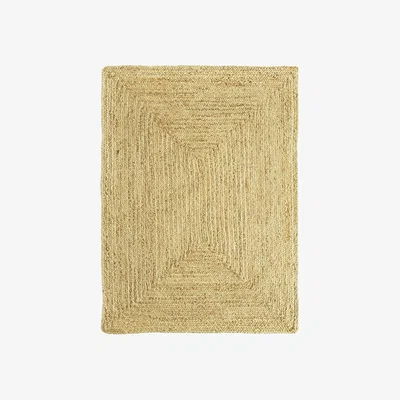 Cult Furniture £6  Off  Kirsten Tassled Jute Rug, Natural Rug Size: 80 x 150cm Modern Designed Rugs, Colourful Contemporary Rug