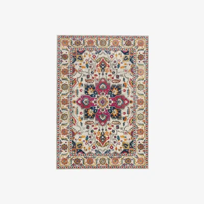 Cult Furniture Adela Persian Style Rug, Red Size: 200cm x 290cm Modern Designed Rugs, Colourful Contemporary Rug