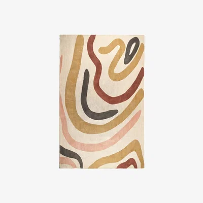 Cult Furniture Haisley Lines Rug, Multi Size: 160 x 230cm Modern Designed Rugs, Colourful Contemporary Rug
